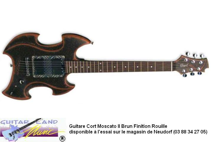Guitare Cort Moscato II Brun Rouille